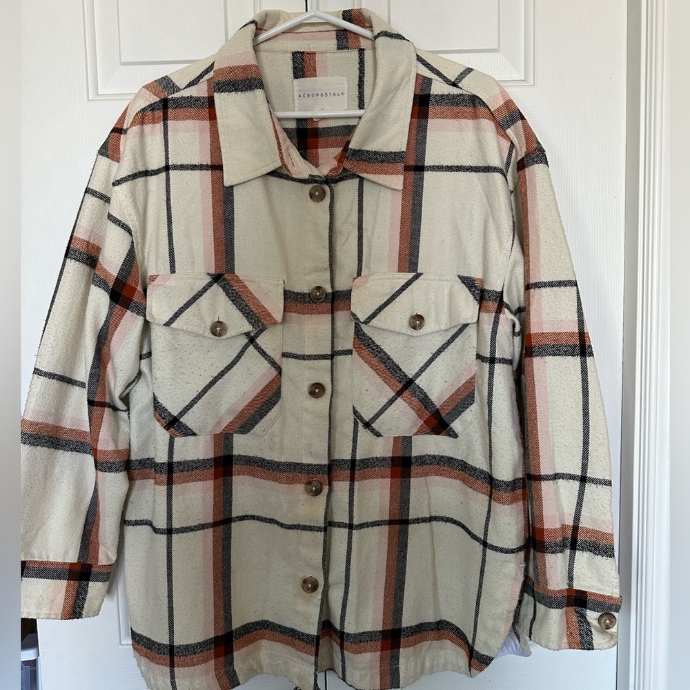 ‼️ Aeropostale plaid shacket (included in BOGO 50% off)